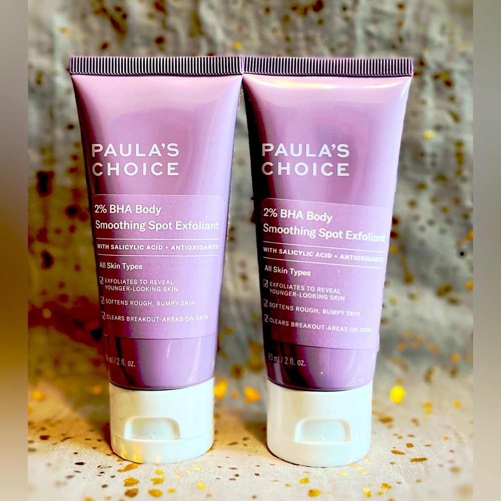 2x~PAULA’S CHOICE~2% BHA Body Smoothing Spot Exfoliant~60ml/2 fl oz each~NWOB~